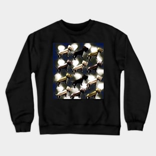 3D Black and Gold Dogs Crewneck Sweatshirt